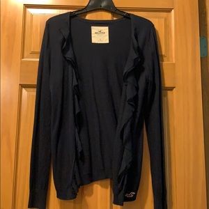 Navy Hollister cardigan